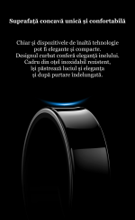 Inel inteligent CalmTotal®Premium, Monitorizare somn și activitate fizică, Negru - nr. 9 - imagine 4