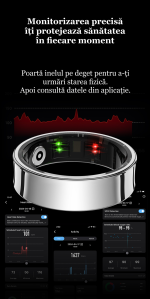 Inel inteligent CalmTotal®Premium, Monitorizare somn și activitate fizică, Negru - nr. 9 - imagine 9