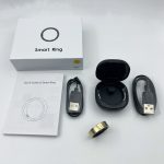 Inel Inteligent CalmTotal – Somn, Stres, Puls, Oxigen, HRV – Variabilitate Ritm Cardiac, Pași, Calorii, Temperatură, Ciclu menstrual, negru
