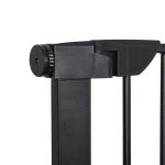 Poarta de siguranta Safety Gate pentru scari, ajustabila 75-82 cm, din otel, neagra - imagine 5