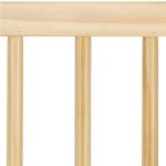 Poarta de siguranta Safety Gate pentru scari, ajustabila, din lemn cu structura otel, 82-89cm, negru maro - imagine 8