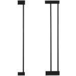 Poarta de siguranta Safety Gate pentru scari, ajustabila, din lemn cu structura otel, 96-103cm, negru maro - imagine 7