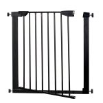 Poarta de siguranta Safety Gate pentru scari, ajustabila 75-82 cm, din otel, neagra - imagine 7
