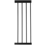 Poarta de siguranta Safety Gate pentru scari, ajustabila, din lemn cu structura otel, 103-110cm, negru maro - imagine 9