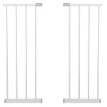 Poarta de siguranta Safety Gate pentru scari, ajustabila 132-141 cm, din otel, alba
