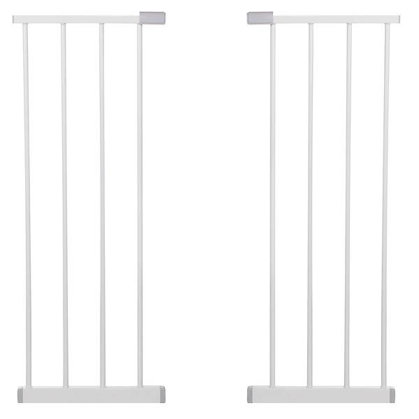 2aaa.jpg Poarta de siguranta Safety Gate pentru scari, ajustabila 132-141 cm, din otel, alba - imagine 1