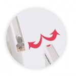 Poarta de siguranta Safety Gate pentru scari, ajustabila 118-127 cm, din otel, alba - imagine 2