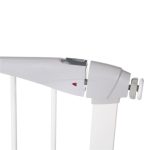 Poarta de siguranta Safety Gate pentru scari, ajustabila 97-106 cm, din otel, alba - imagine 3