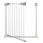 Poarta de siguranta Safety Gate pentru scari, ajustabila 118-127 cm, din otel, alba - imagine 4