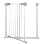 Poarta de siguranta Safety Gate pentru scari, ajustabila 97-106 cm, din otel, alba - imagine 6
